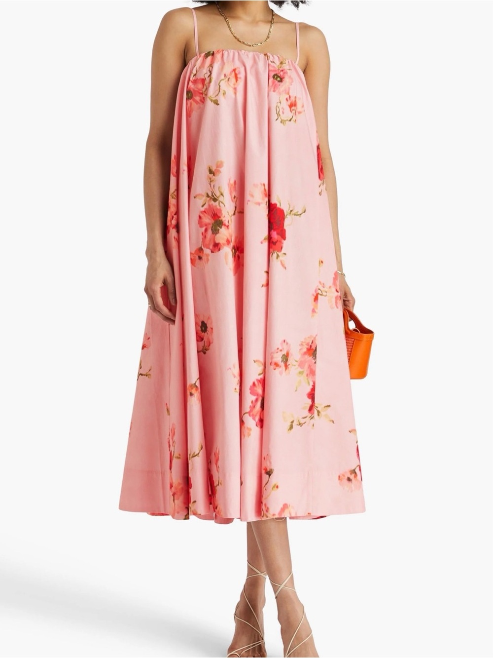 Zimmermann Pink Floral Maxi Dress Size 1